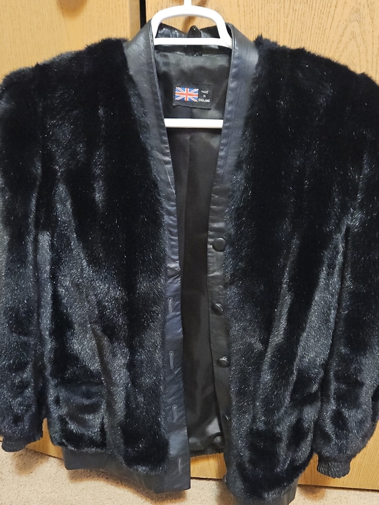Tissavel of France Jackets & Blazers - Title: Vintage Tissavel Faux Fur & Genuine Leather Bomber Jacket - Made in Engla